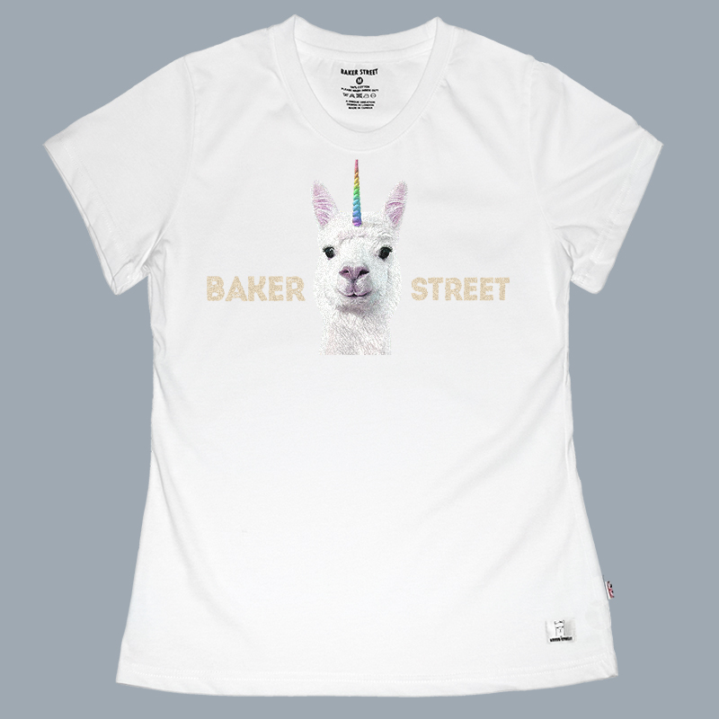 Unialpaca 彩虹獨角駝 女版短T