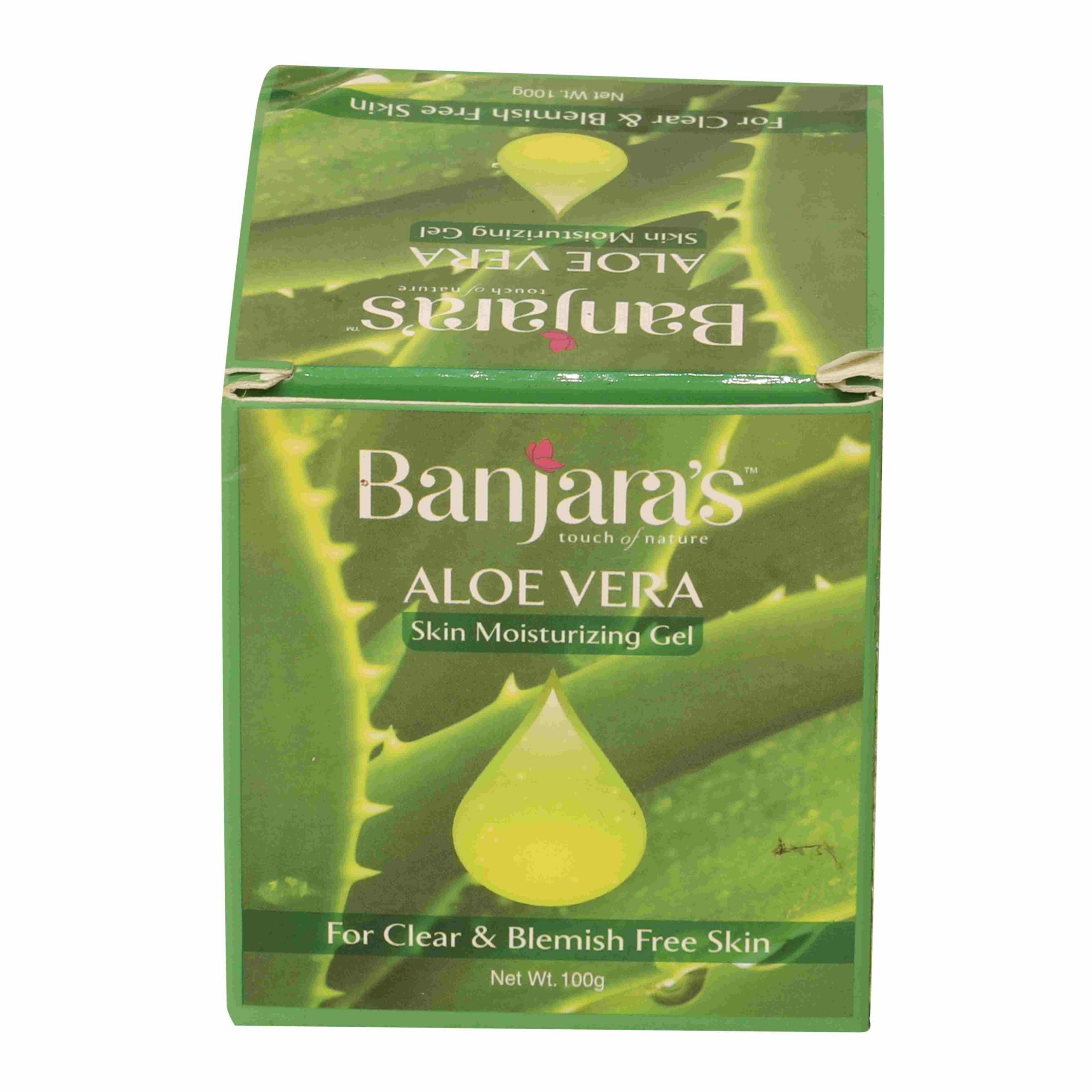 Banjaras Aloe Vera gel Skin Moisturising Gel 100g