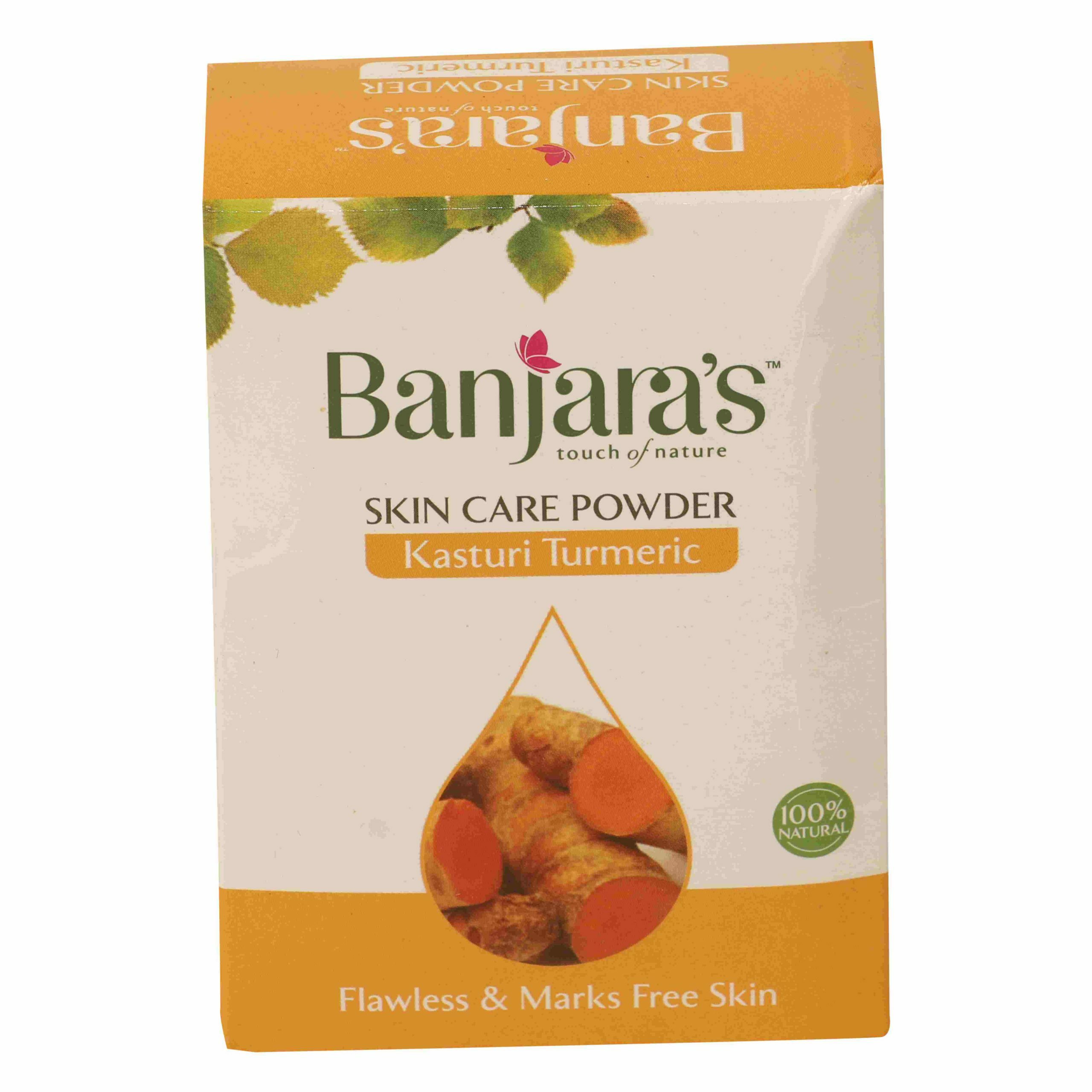 Banjaras Skin Care Powder Kasturi Turmeric 100g