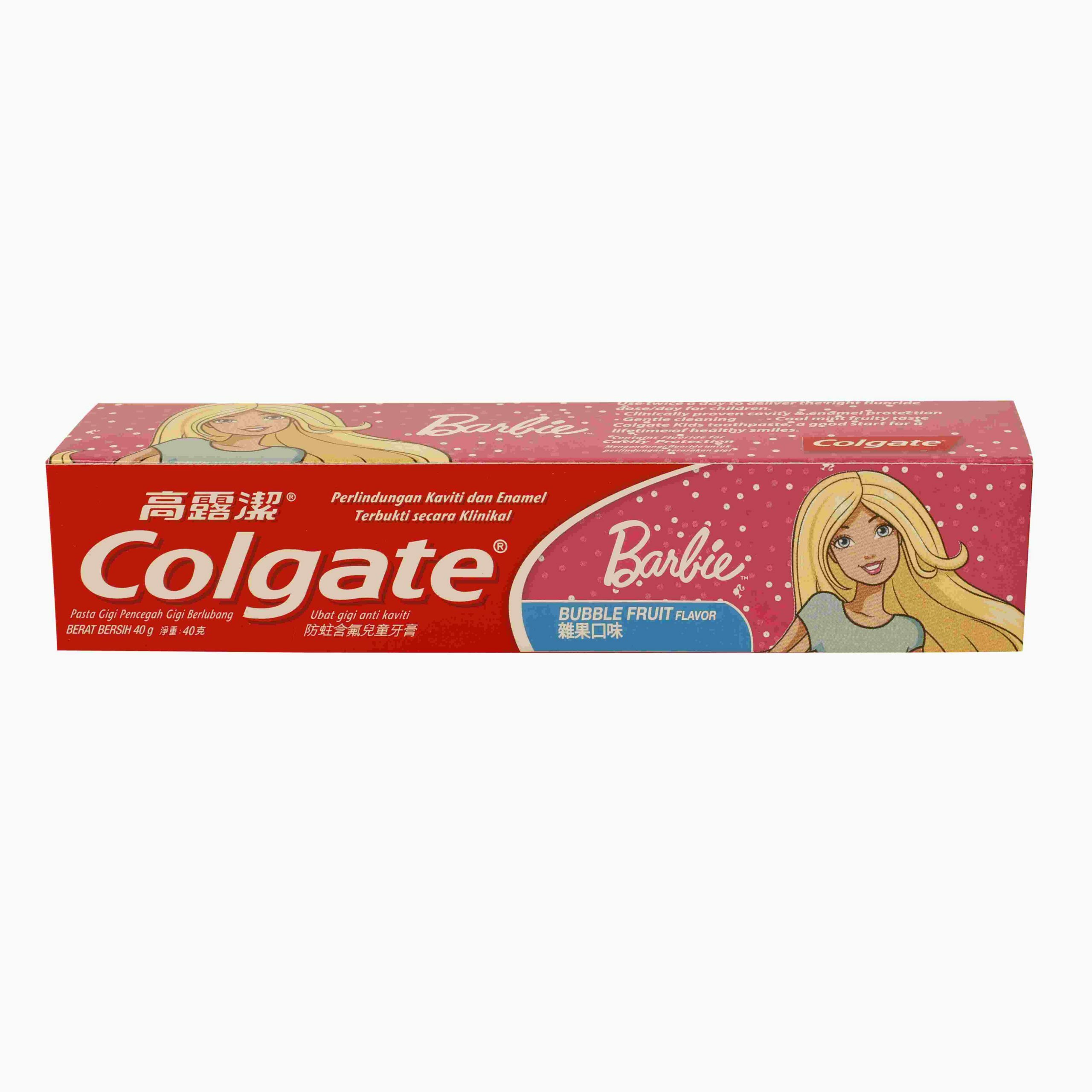 barbie colgate toothpaste