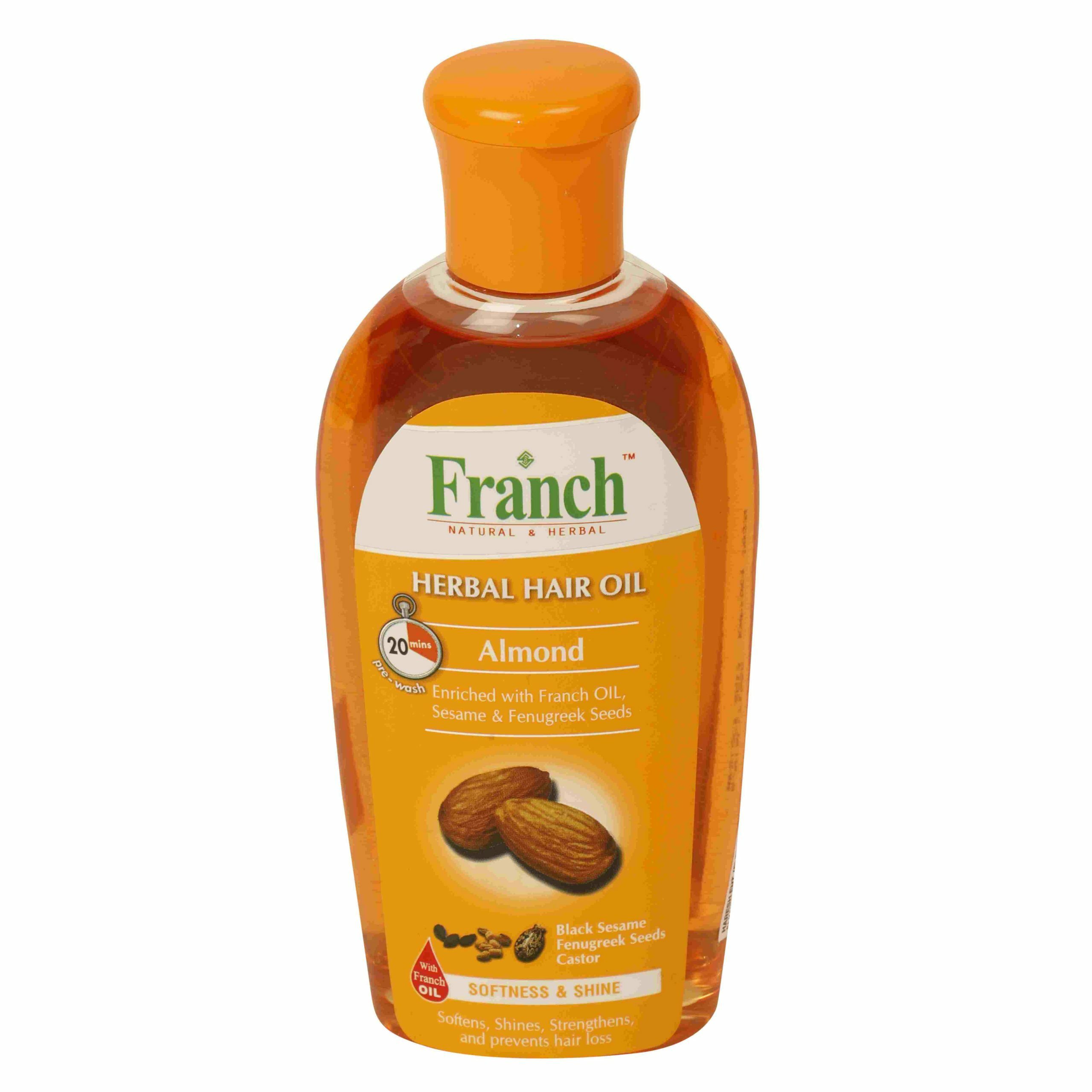 Franch Herbal Hair Oil Almond 200ml