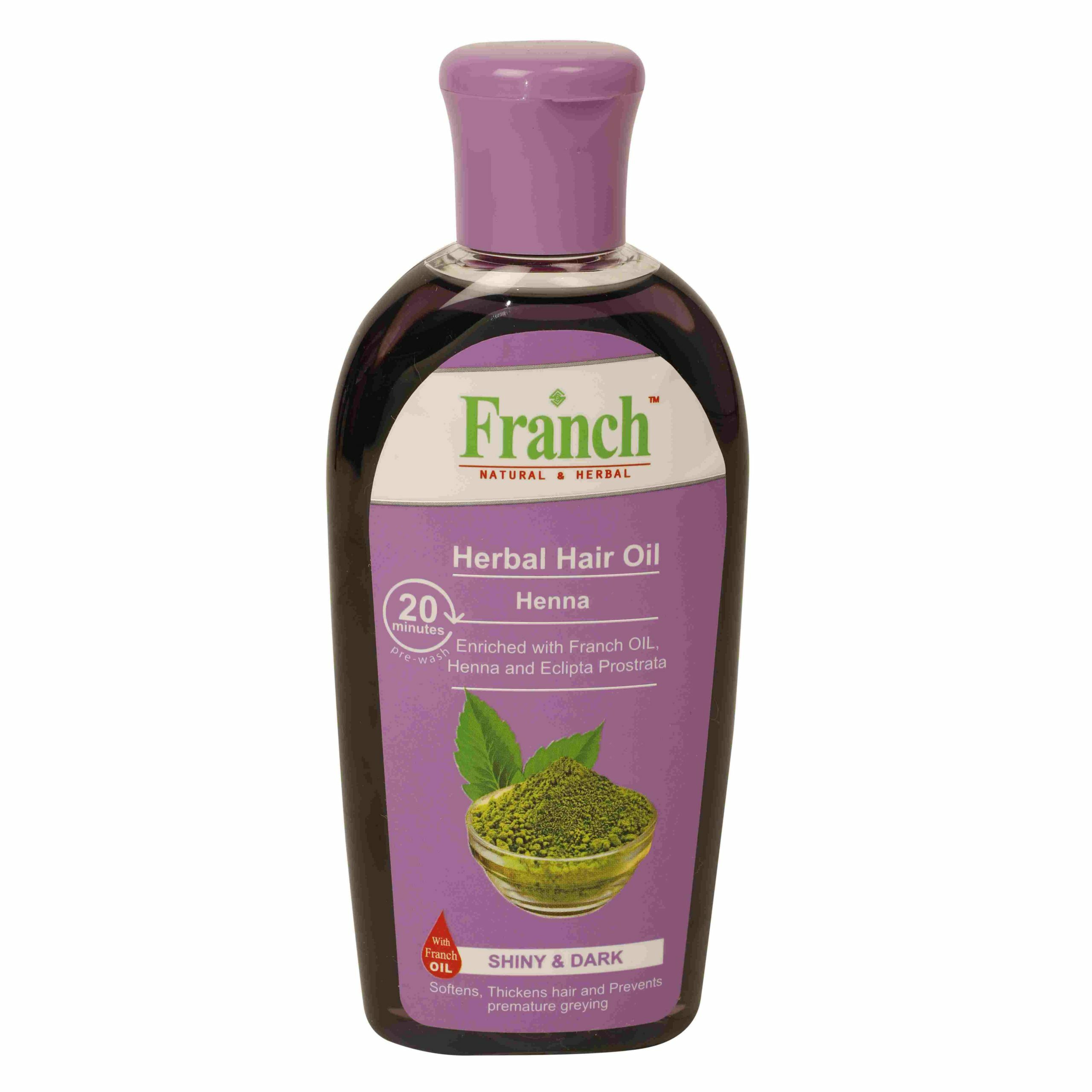 Franch Herbal Hair Oil Henna 200ml