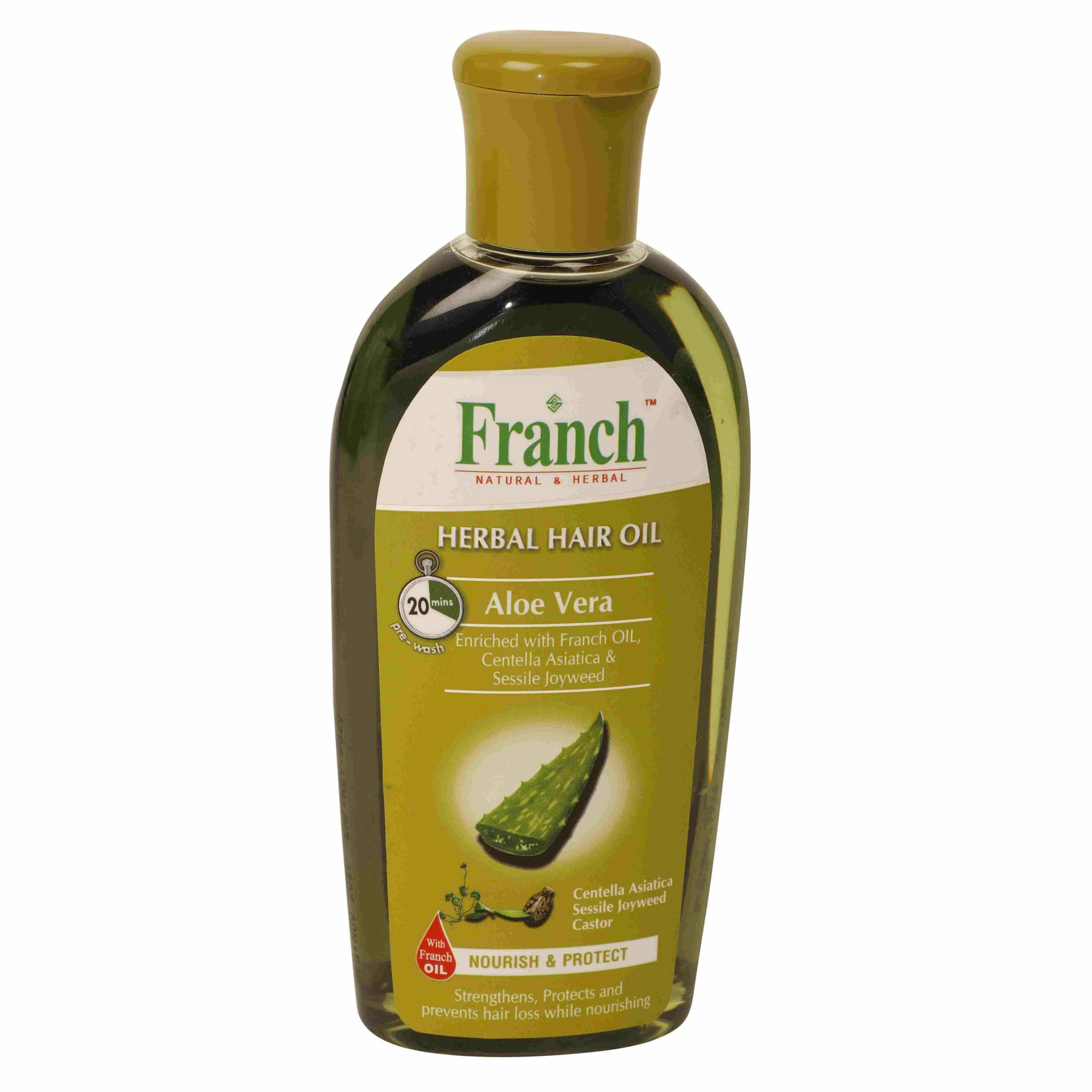 Franch Herbal Hair Oil Aloe Vera 200ml