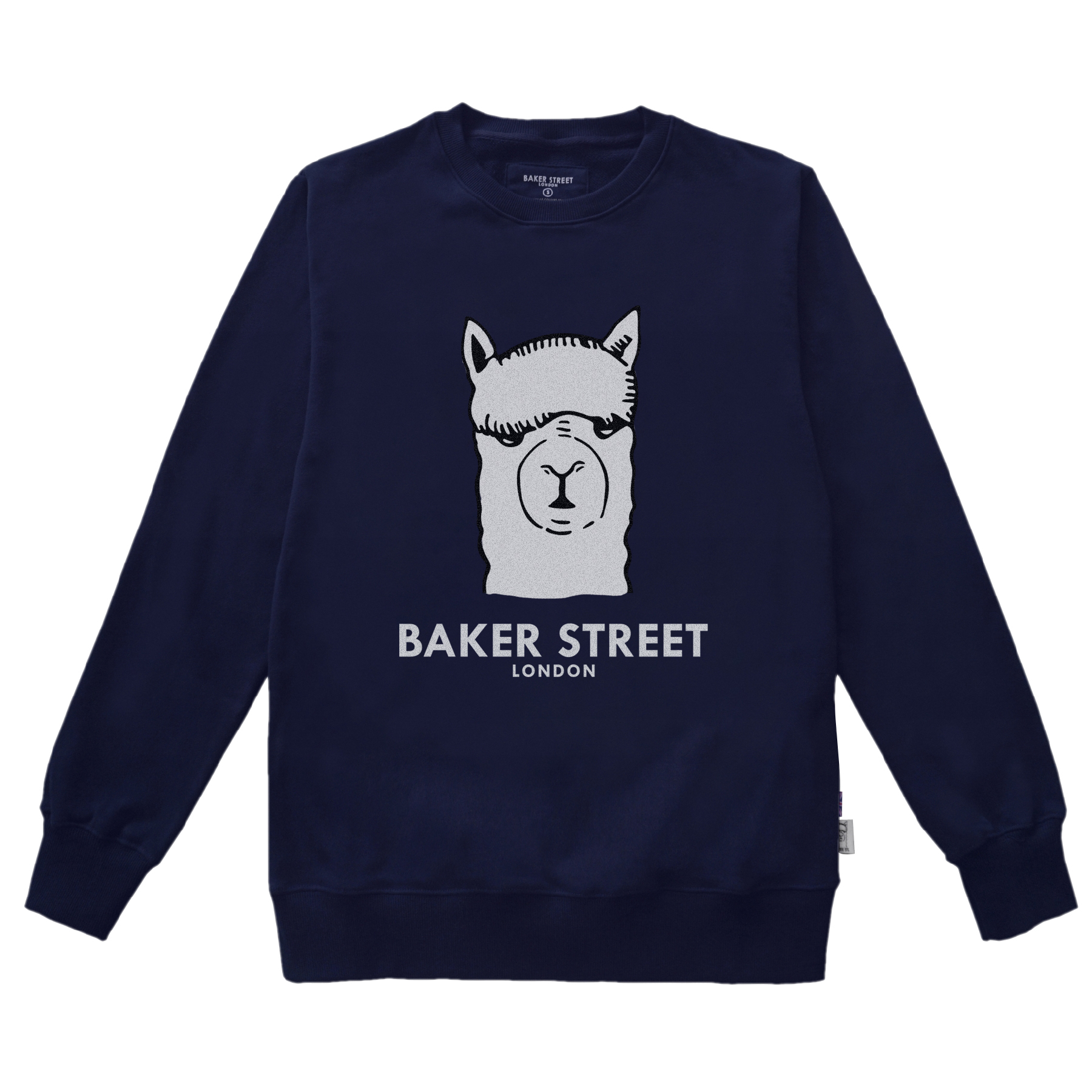 BKST Logo 經典羊駝大LOGO 高磅數長袖圓T