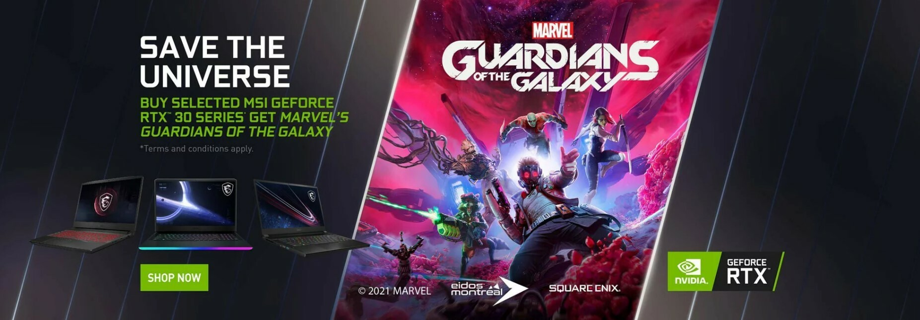 MSI NVIDIA Bundle_save the universe