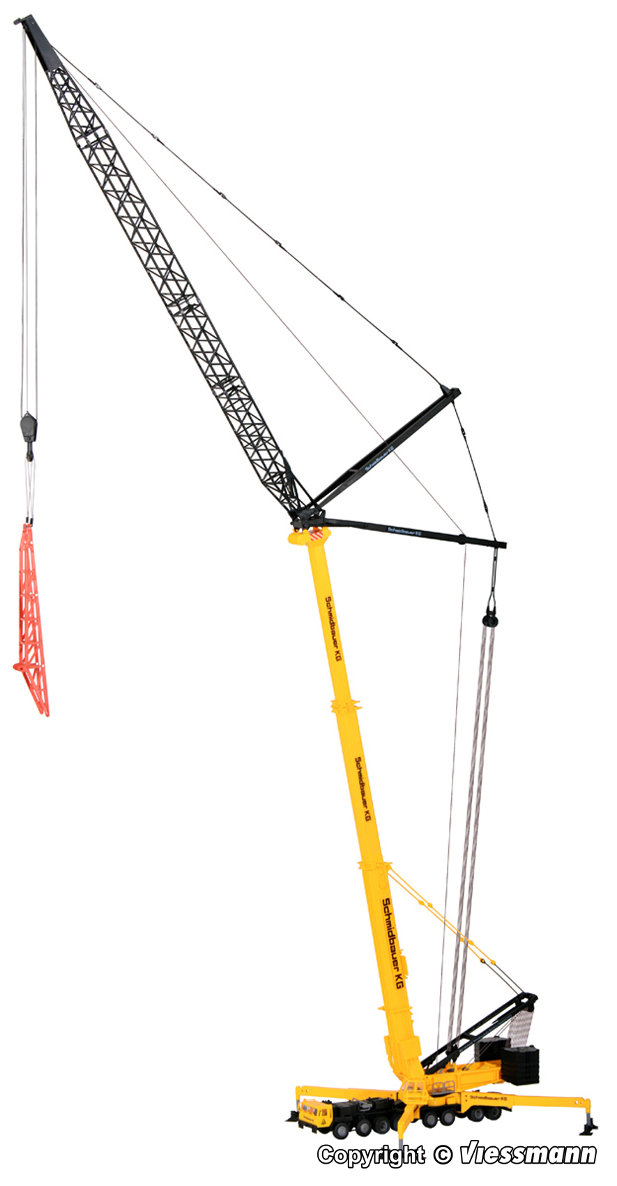 Kibri 13033 HO guage  LIEBHERR LTM 1800 heavy-duty mobile telescopic crane with swing-away