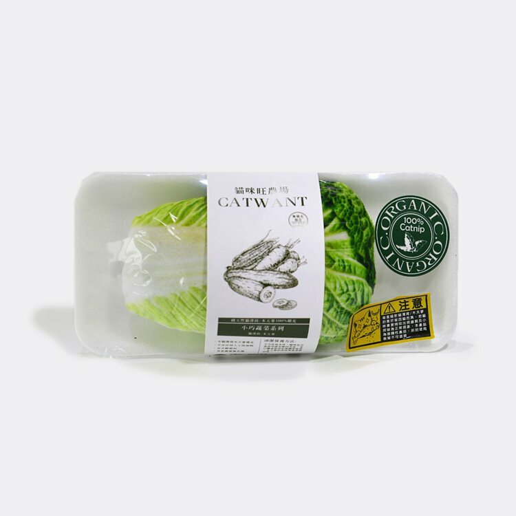 100%貓薄荷填充貓玩具｜小白菜