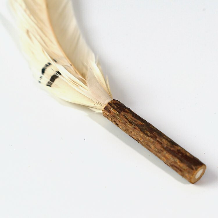 貓咪旺農場-超長木天蓼羽毛逗貓棒【替換頭】