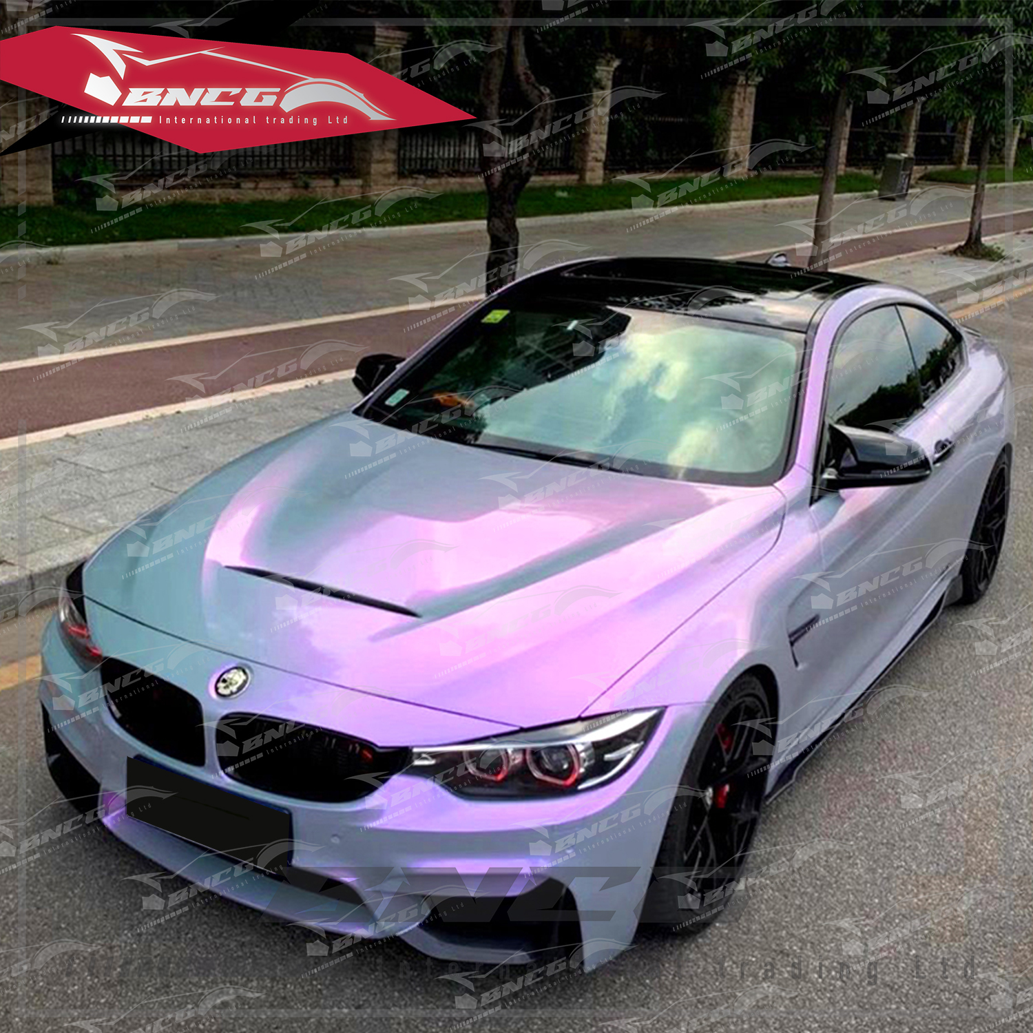 汽車 機車 PVC 雙色糖果系列 魔幻灰魅紫 五層製造工藝 車膜 改色膜 1.52*18m 一張貼完轎車 【二年保固】