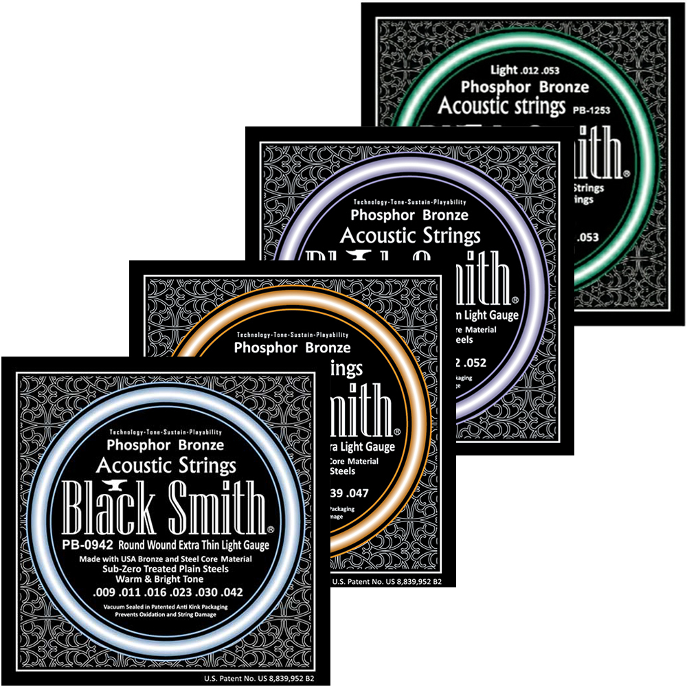 BlackSmith BlackSmith PB 系列 民謠吉他弦 磷青銅 — 三峽吉他 / Bass