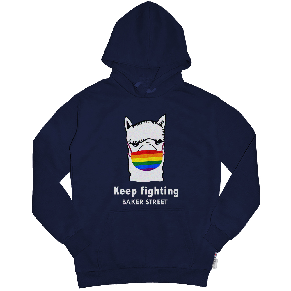 Alpaca Wear Rainbow Mask 彩虹口罩羊駝 高磅數長袖帽T