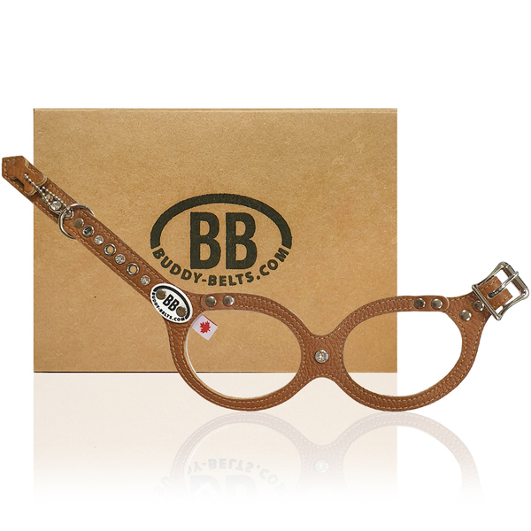 加拿大Buddy Belts 手工真皮胸背帶-焦糖色-Premium