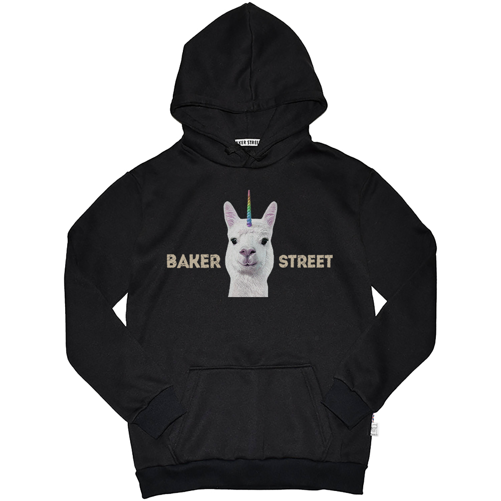 Unialpaca 彩虹獨角駝 高磅數長袖帽T