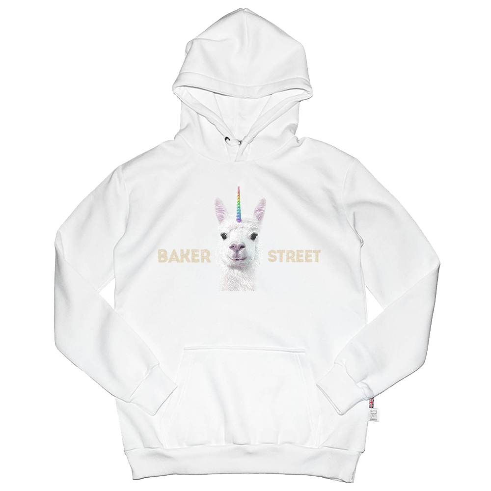 Unialpaca 彩虹獨角駝 高磅數長袖帽T