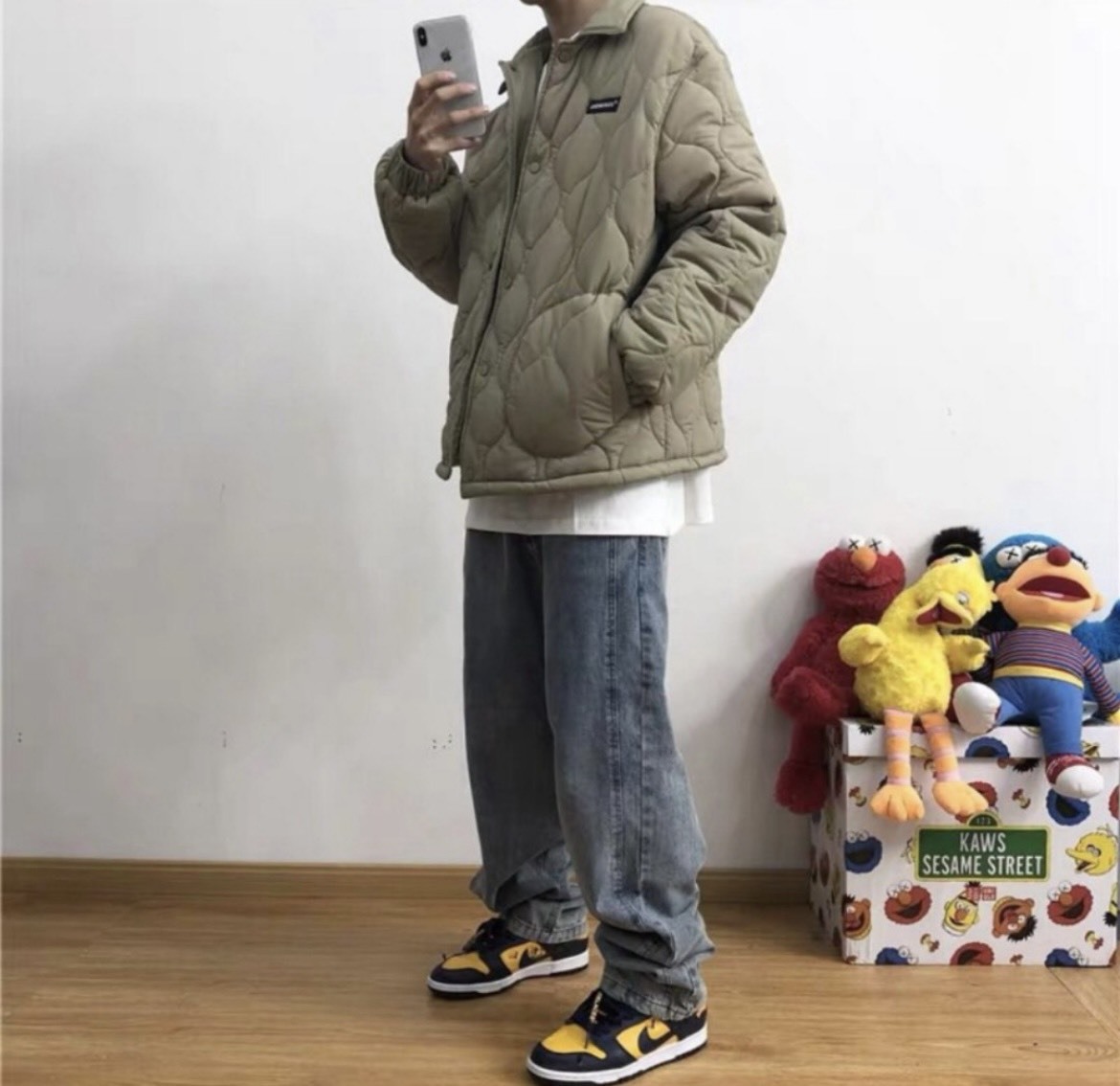 NIKE DUNK LOW 密西根配色 黃深藍 低筒