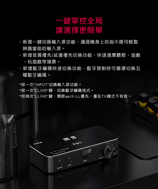 BTA30 Pro HiFi藍牙解碼發射接收器