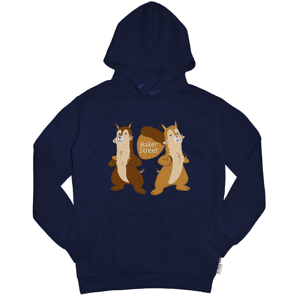 Chipmunpaca 花栗鼠駝 高磅數長袖帽T