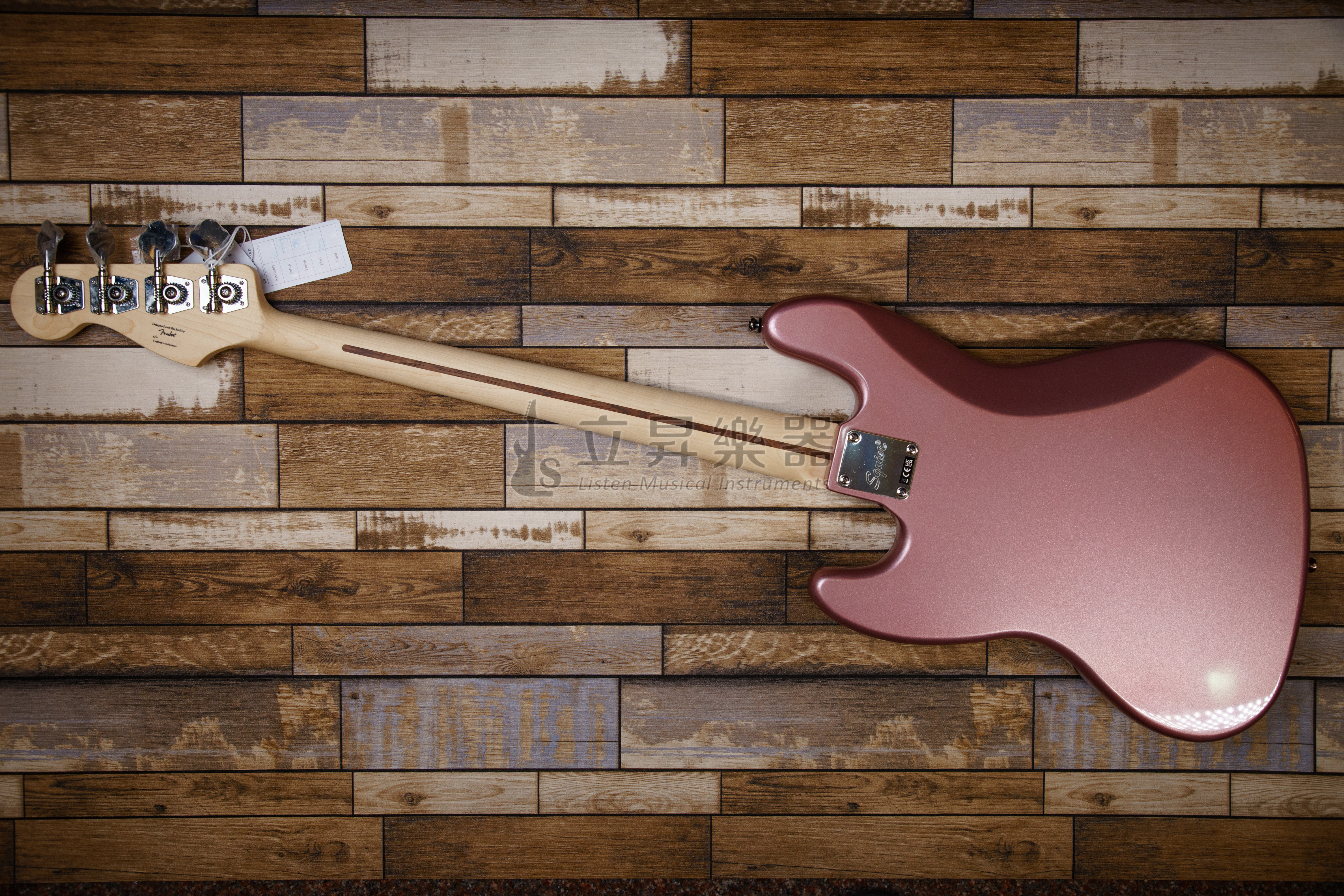 Squier 貝斯 Squier Affinity Jazz Bass LRL BGM 月桂木指板 酒紅香檳色 第 5 張圖片｜三峽吉他 / Bass