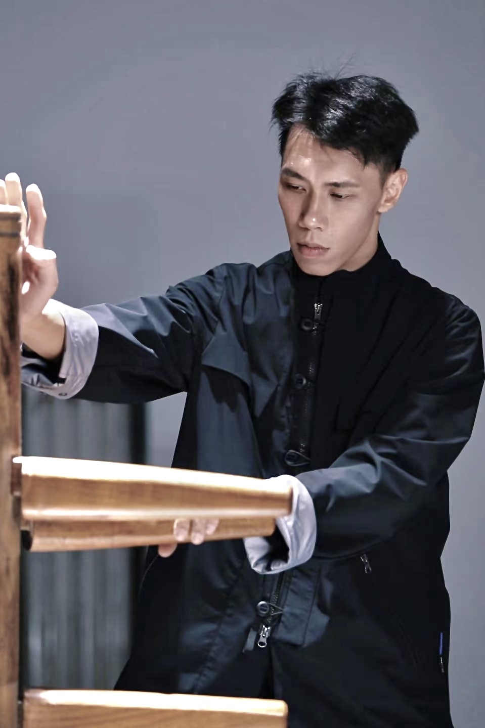 RL |  中式先鋒機能無縫口袋防水盤扣唐裝外套