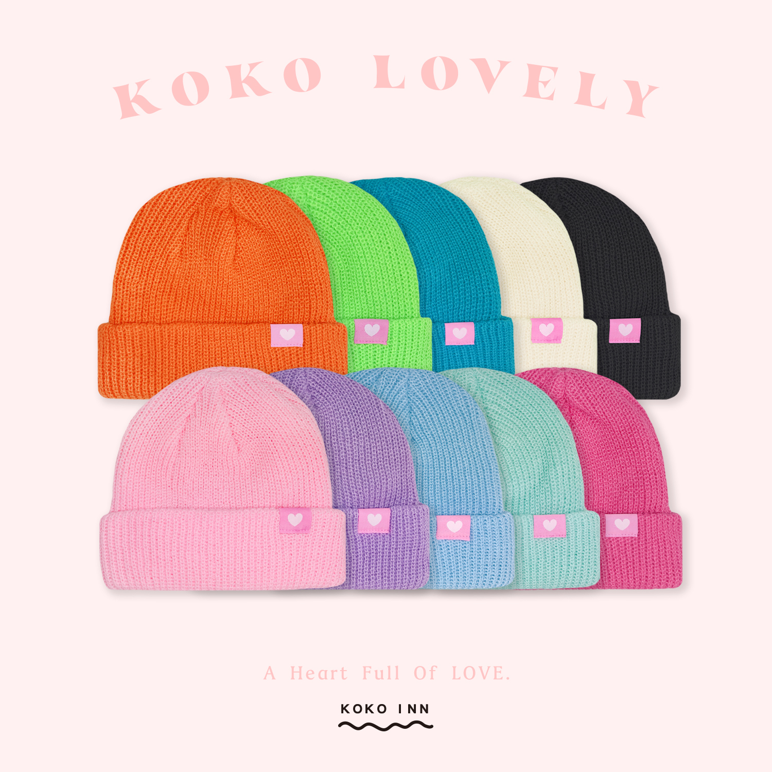 KOKO LOVELY 短版毛帽