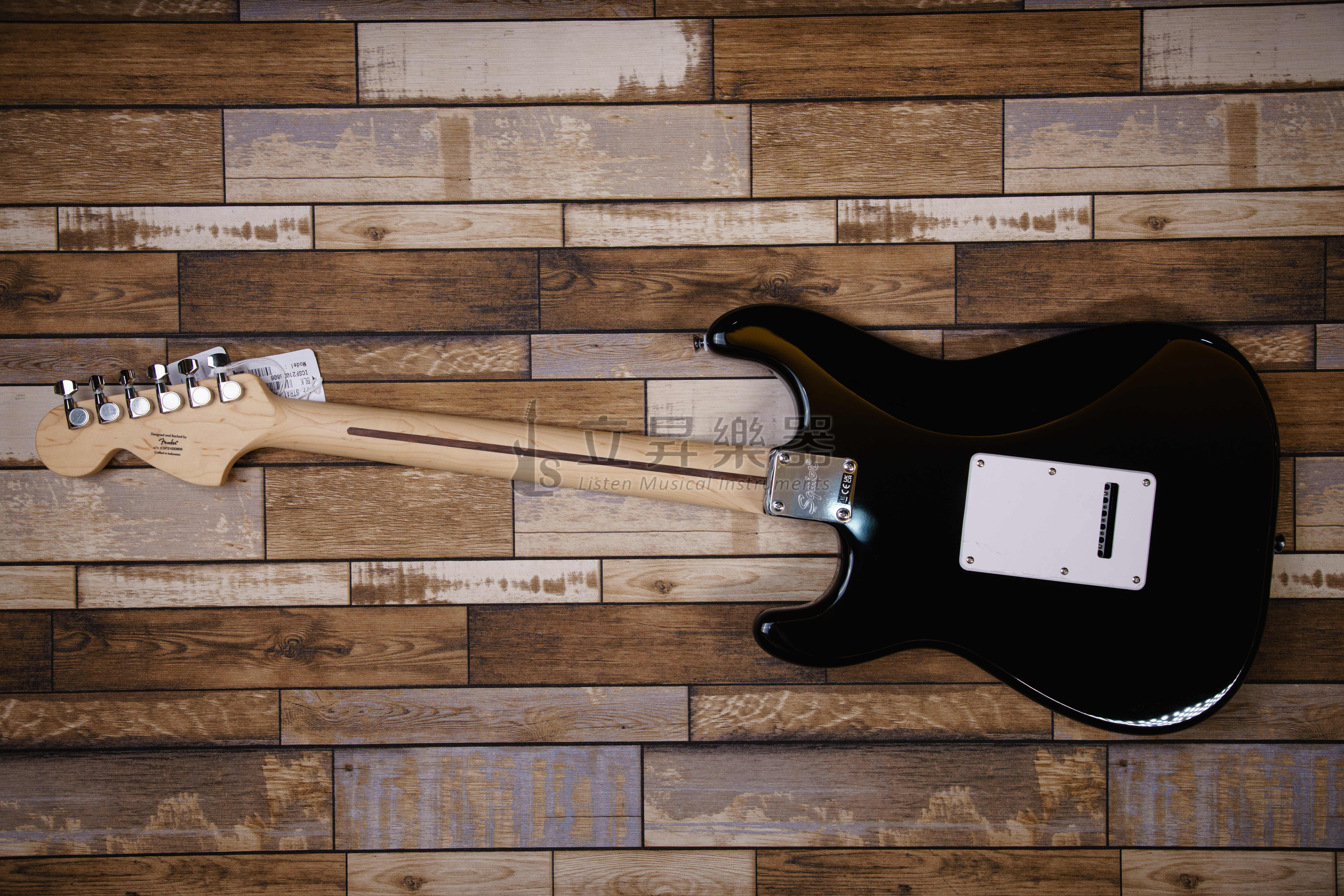 Squier 電吉他 Squier Affinity Stratcaster MN BLK 楓木指板 2點式搖座 單單單 黑色 第 4 張圖片｜三峽吉他 / Bass