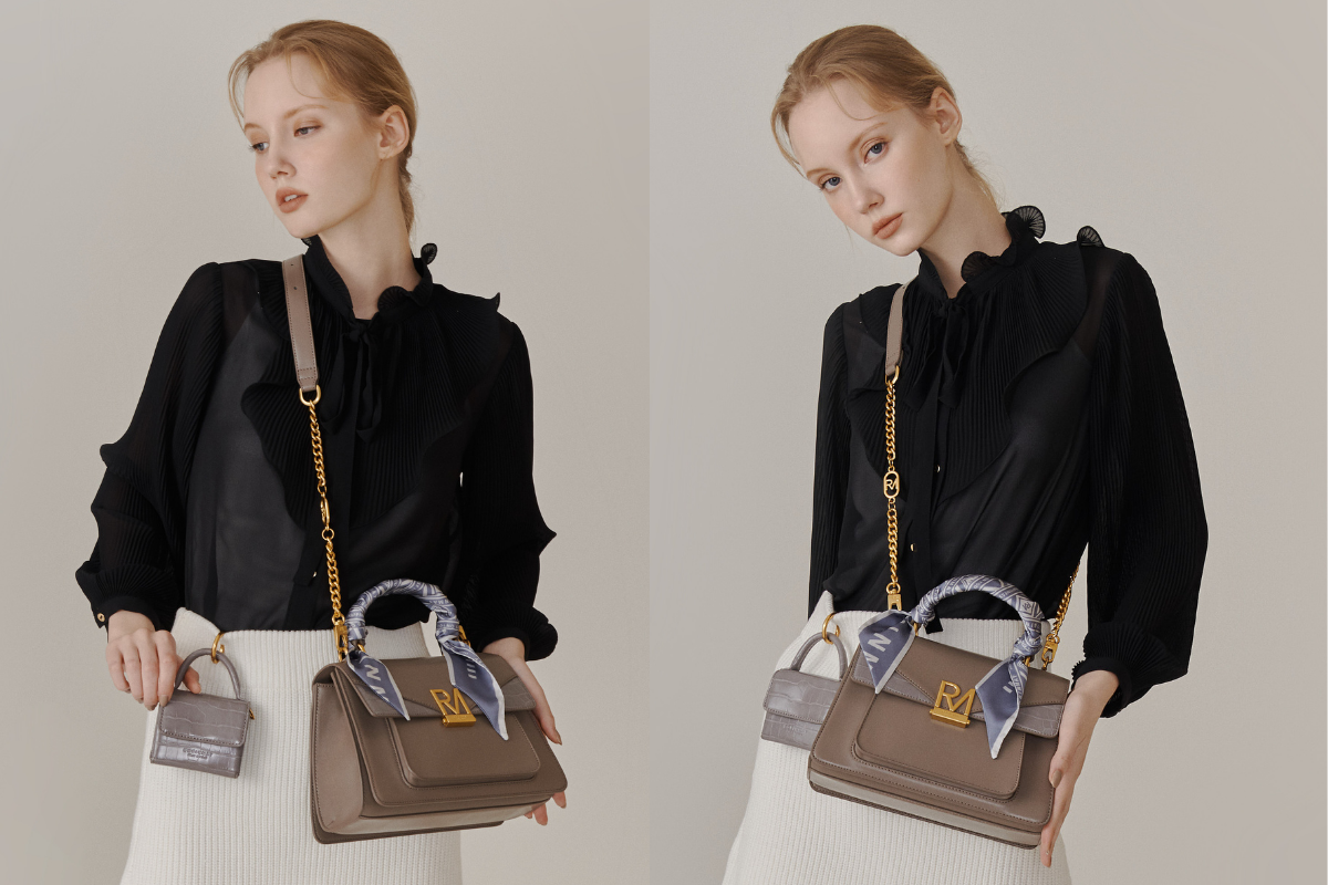 綺幻佳人手提包， 秋冬入門色，太空灰營造魔幻特質