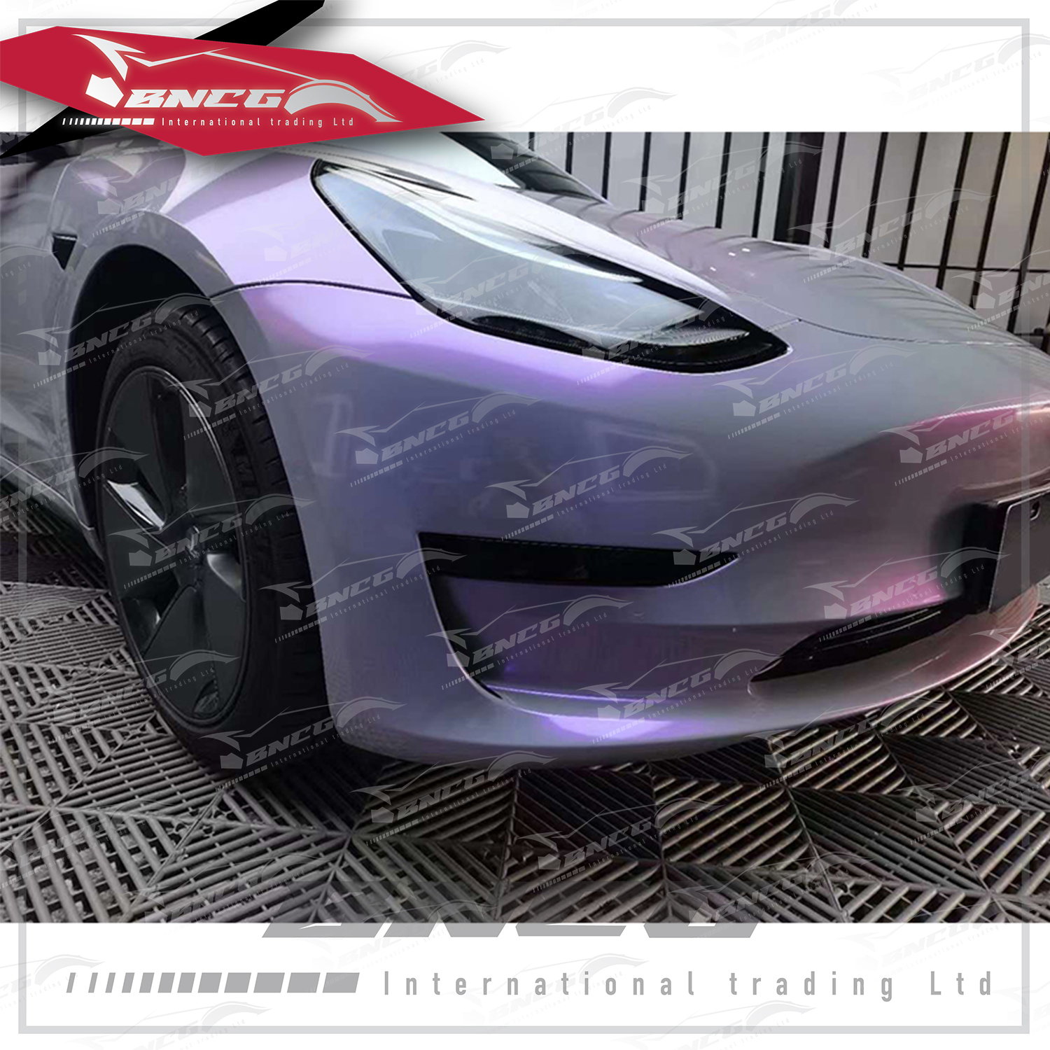 汽車 機車 PVC 雙色糖果系列 灰魅紫 五層製造工藝 車膜 改色膜 1.52*18m 一張貼完轎車 【二年保固】