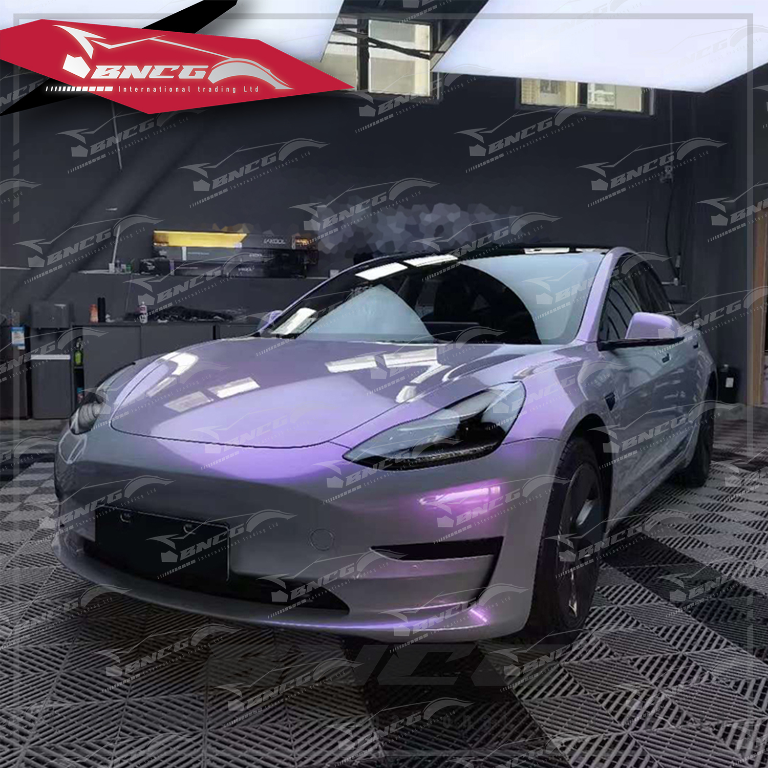 汽車 機車 PVC 雙色糖果系列 灰魅紫 五層製造工藝 車膜 改色膜 1.52*18m 一張貼完轎車 【二年保固】