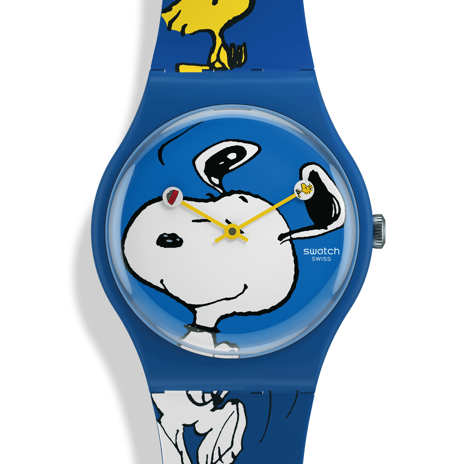 【Swatch X Peanuts】 史努比 HEE HEE HEE樂翻天腕錶 SO29Z106 41mm 現代鐘錶