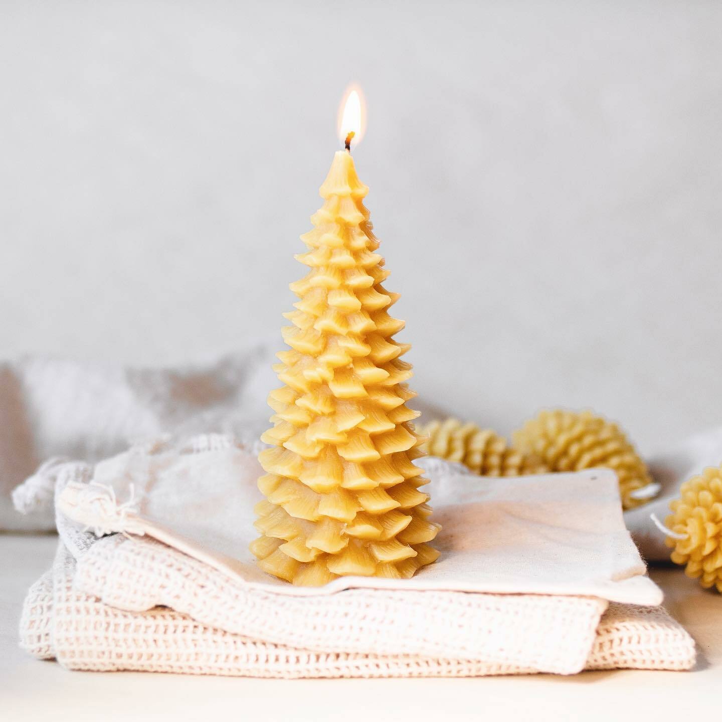 松樹純蜂蠟手工蠟燭 | GOLDRICK