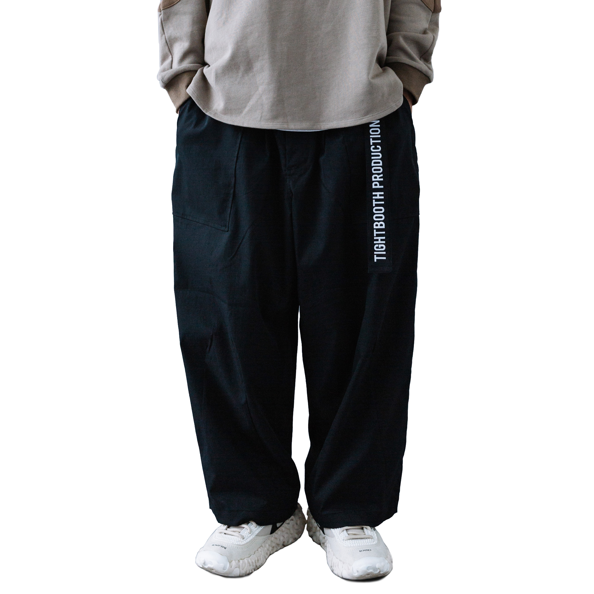 超目玉 TIGHTBOOTH BAGGY SLACKS BLACK Mサイズ - 通販 - aegeanduo.com