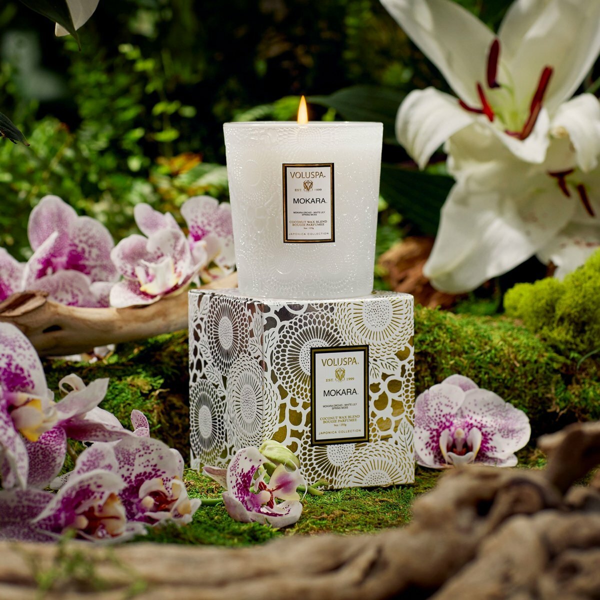 Mokara 微笑蘭花 (莫卡蘭) 香氛蠟燭 - Voluspa
