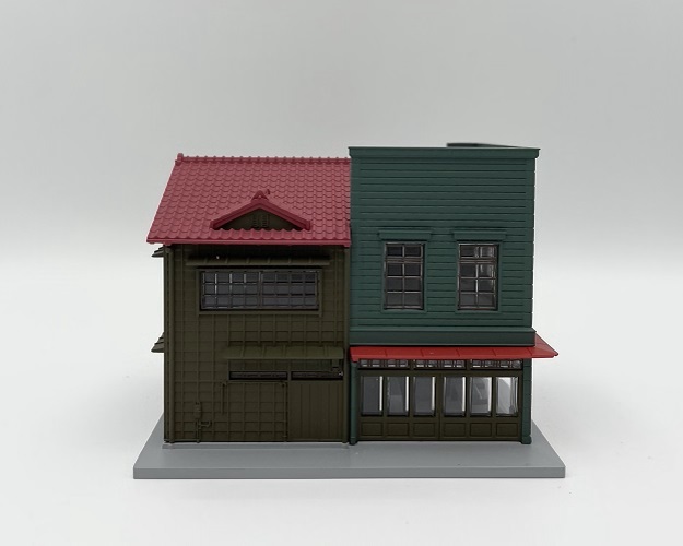 Kato 23-475 N規 看板建築角落商店1