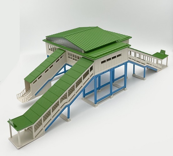 Kato 23-200 N規 Overhead Station 橋上駛舍