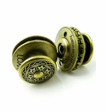 Loxx 德國製 安全背帶扣 維多利亞浮雕 (黃銅雕花)