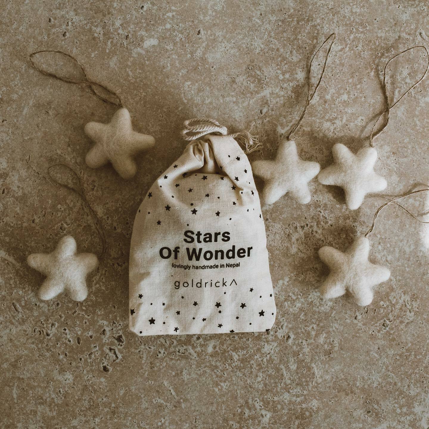 羊毛氈小星星裝飾 | GOLDRICK