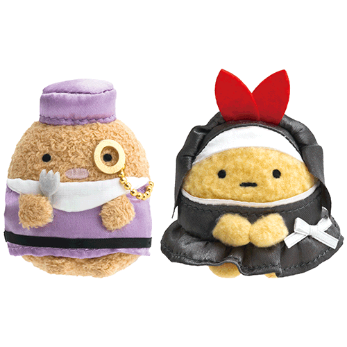 2021萬聖節-神父豬+修女蝦手玉set