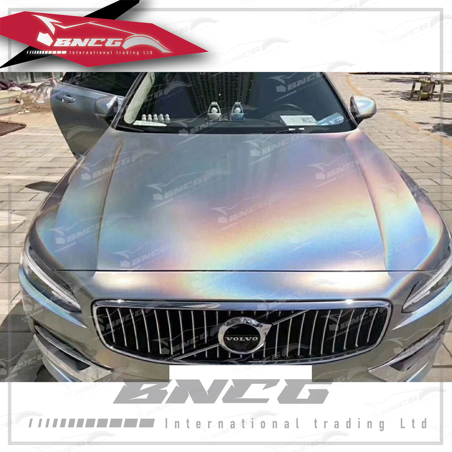 汽車 機車 PVC 七彩鐳射系列 鐳射銀 五層製造工藝 車膜 改色膜 1.52*18m 一張貼完轎車 【二年保固】