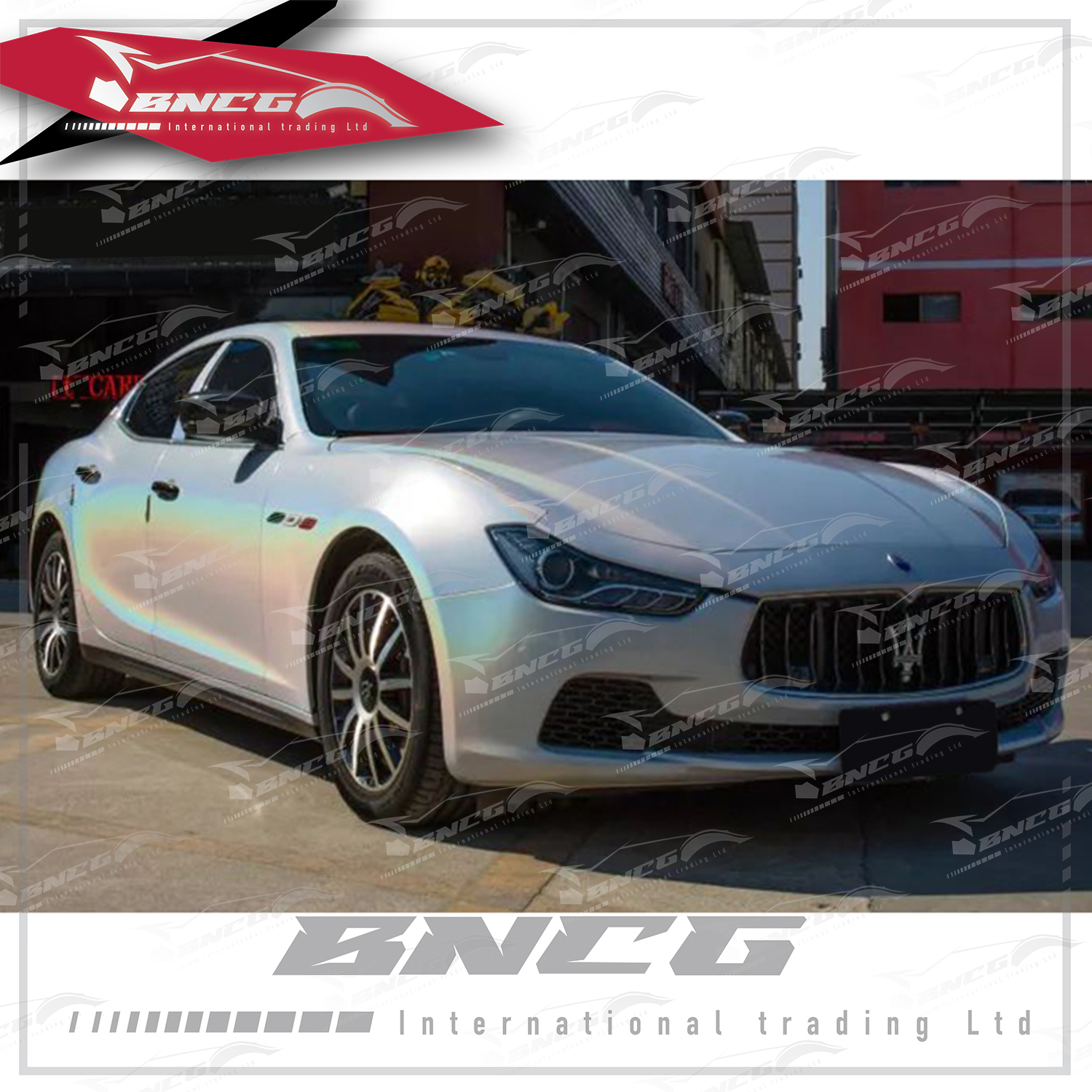 汽車 機車 PVC 七彩鐳射系列 鐳射白 五層製造工藝 車膜 改色膜 1.52*18m 一張貼完轎車 【二年保固】