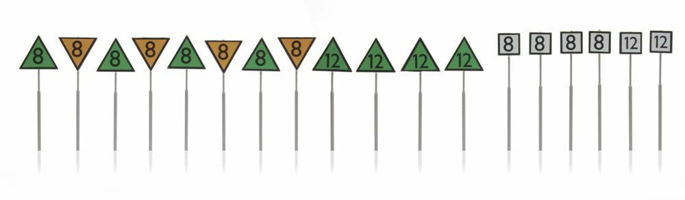 Artitec 316.032 N規 荷蘭鐵路標誌(速度).18入