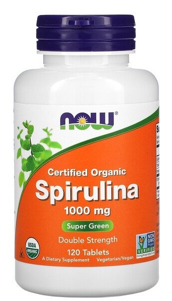 有機螺旋藻 1000mg 120粒 (最佳食用日期為2029/7/30)