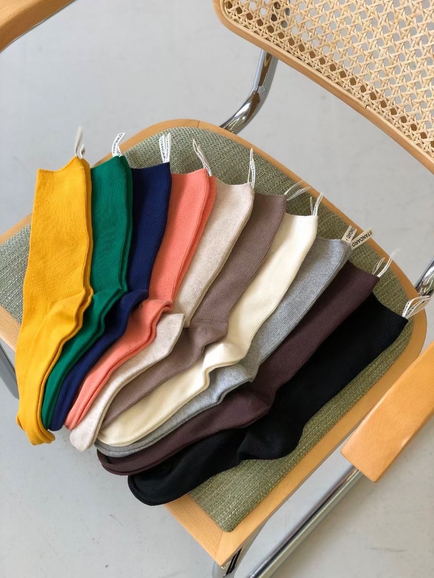 STANDARD tag striped socks