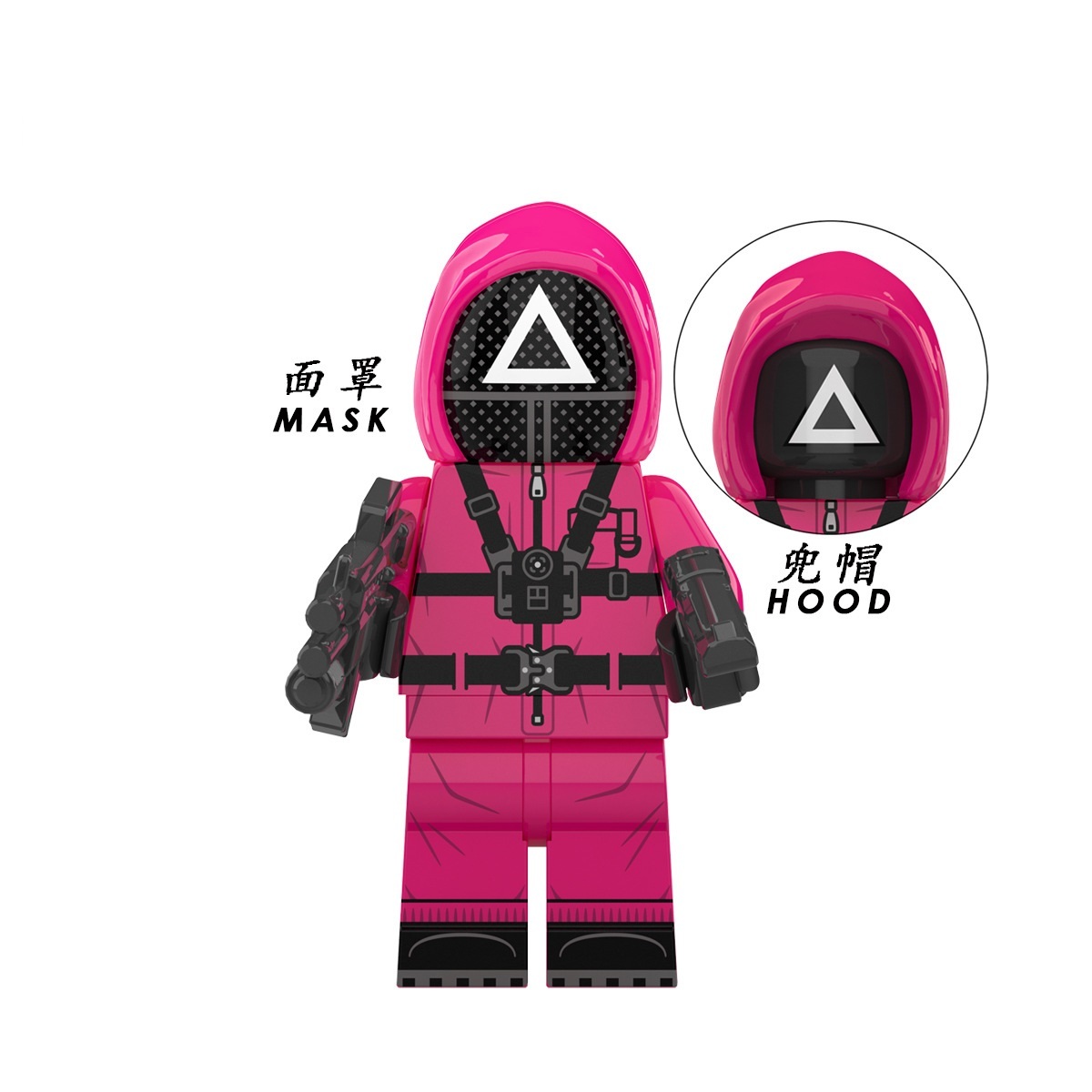 Squid Game Staff Custom Minifigures Minifigs Fit Lego  KDL808 K2054