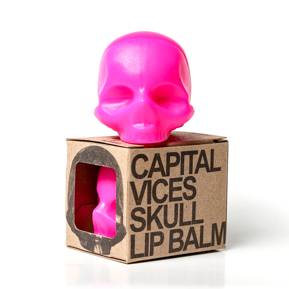 Rebels Refinery - 骷髏頭 護唇膏（粉 / 天然保濕滋潤配方）