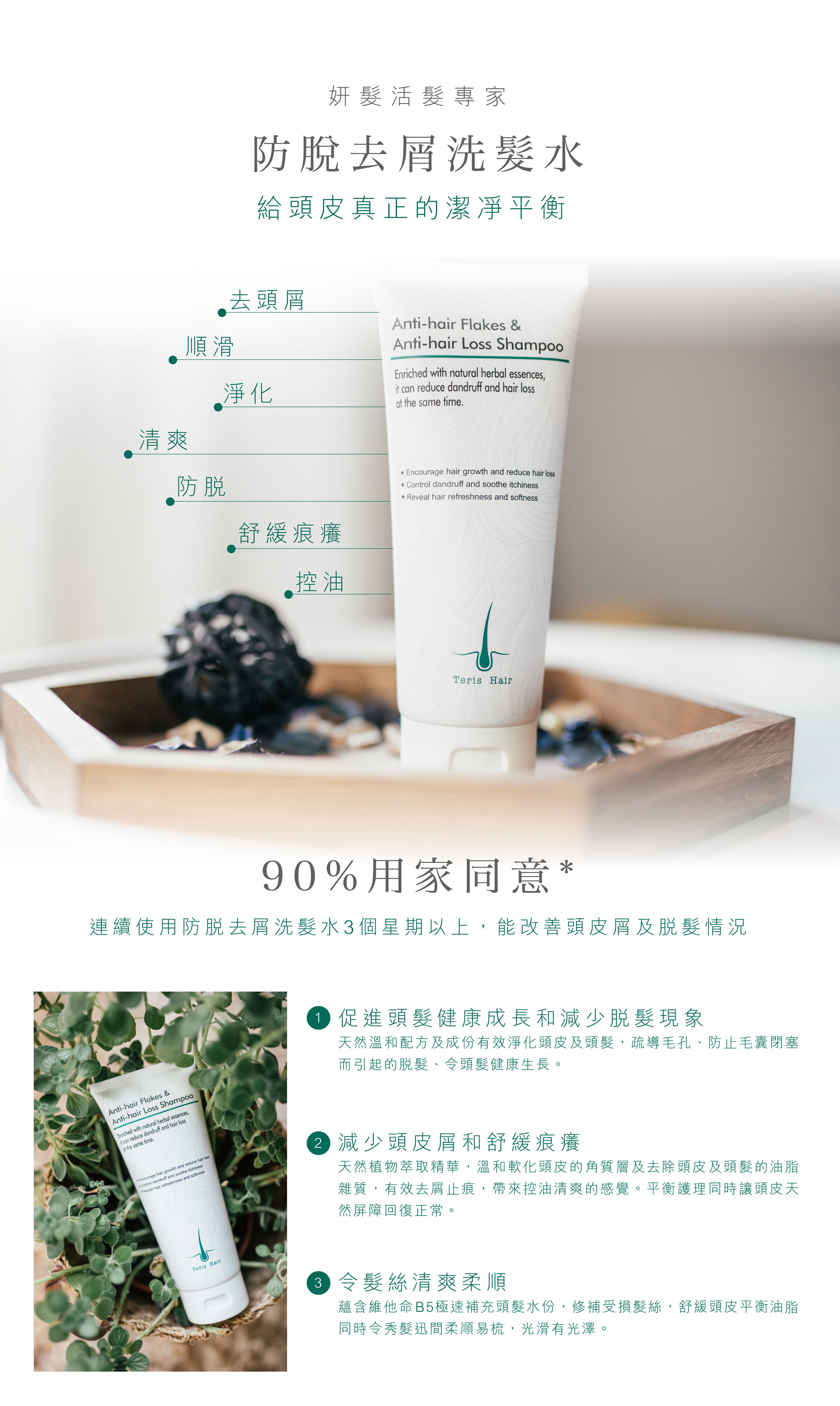 Teris Hair 防脫去屑洗髮水