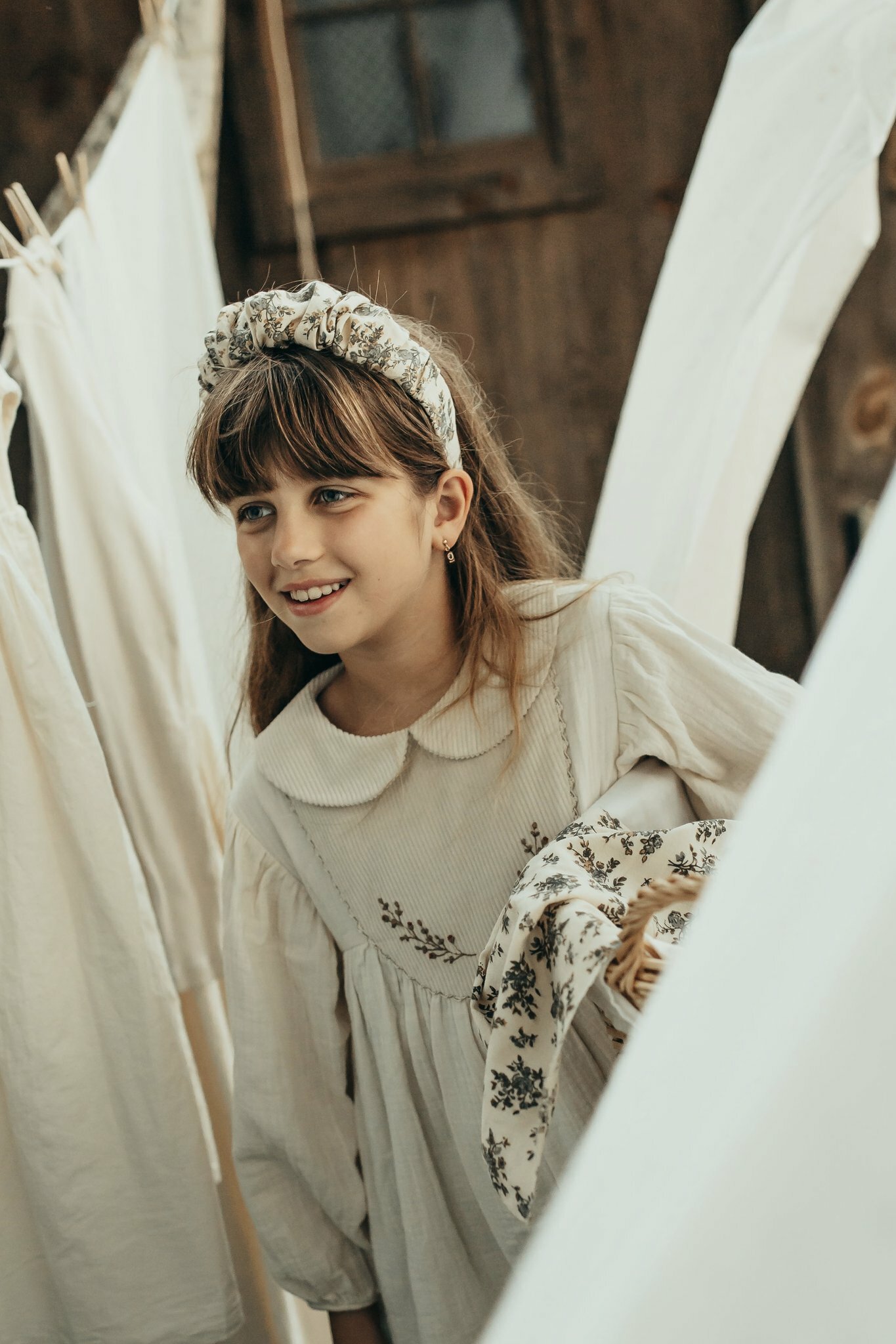 ARBII LABEL - Woodland Print Scrunched Headband