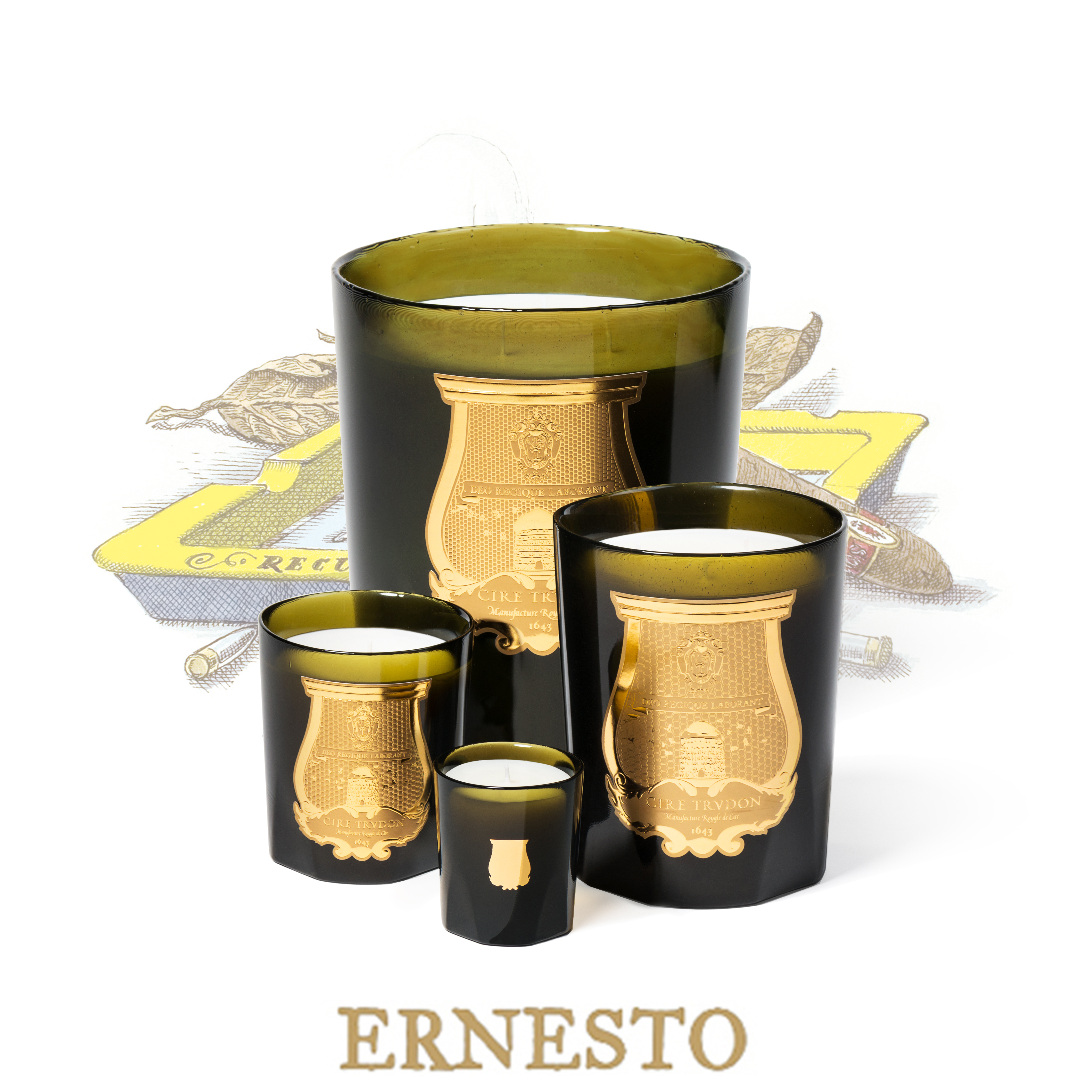 Trudon 皮革與菸草 香氛蠟燭