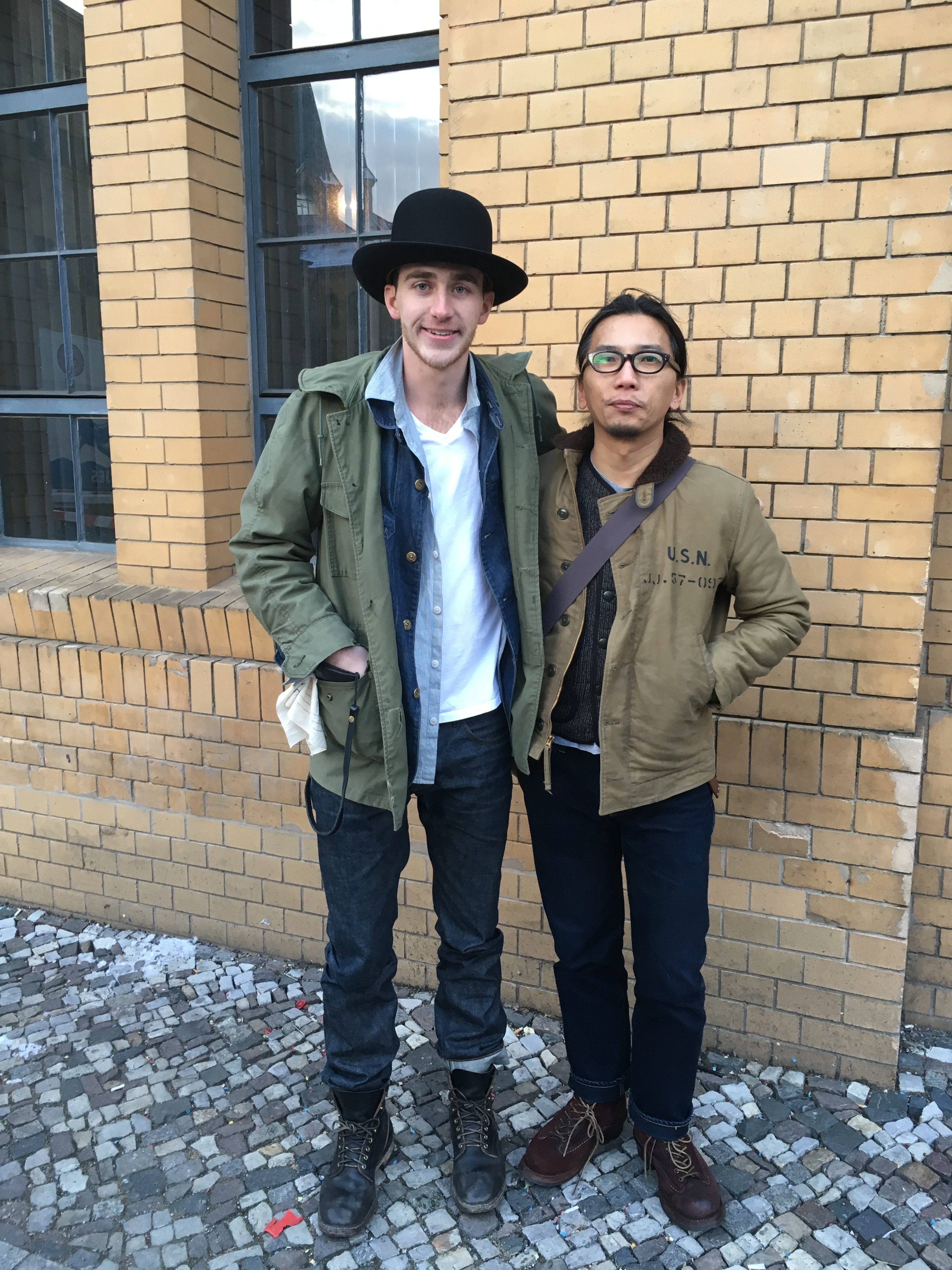 HOUSTON USN W/R N-1 DECK COAT Tan