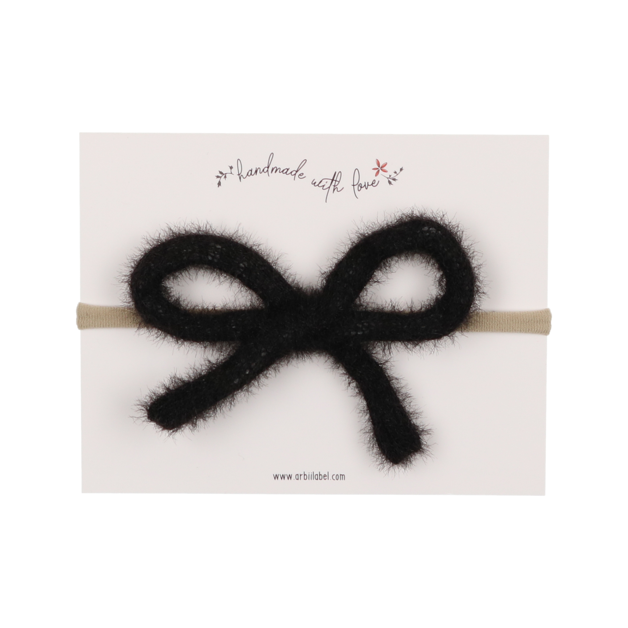 ARBII LABEL - Black Angora Fur Baby Band