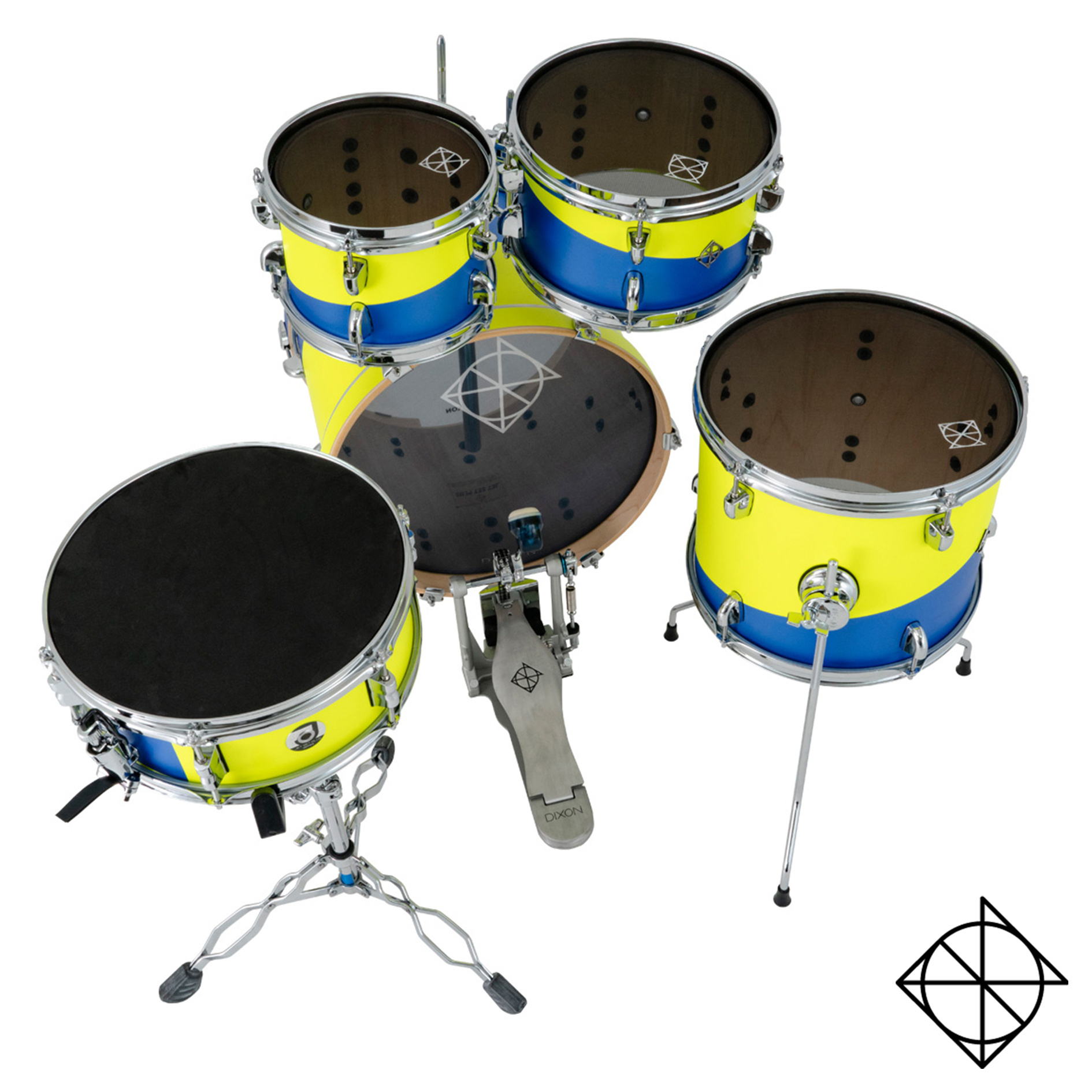 無息分期Dixon Jet Set Plus 旅行爵士鼓組兒童鼓組靜音鼓含9290架組不含鈸